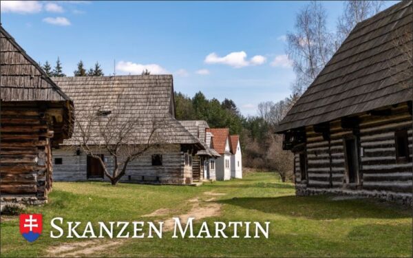 Pryskyřičná magnetka - Muzeum slovenské vesnice – Skanzen Martin II.