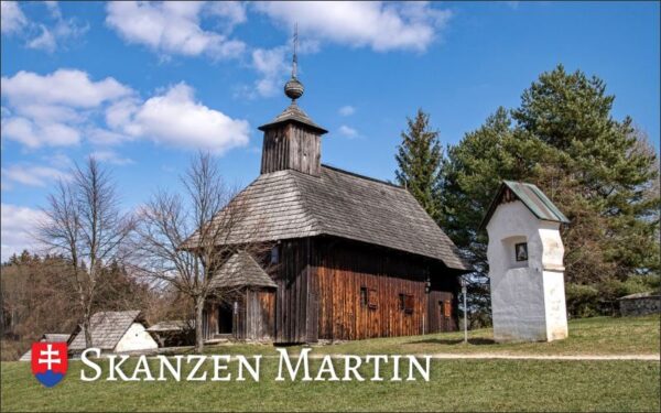 Pryskyřičná magnetka - Muzeum slovenské vesnice – Skanzen Martin III.