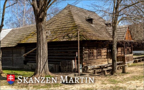 Pryskyřičná magnetka - Muzeum slovenské vesnice – Skanzen Martin IV.