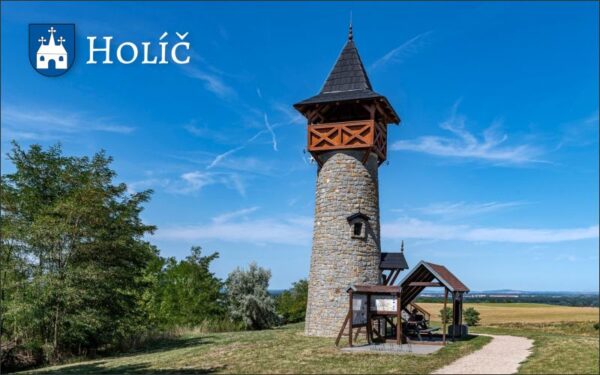 Pryskyřičná magnetka - Holíč - Rozhledna na Hřebeni