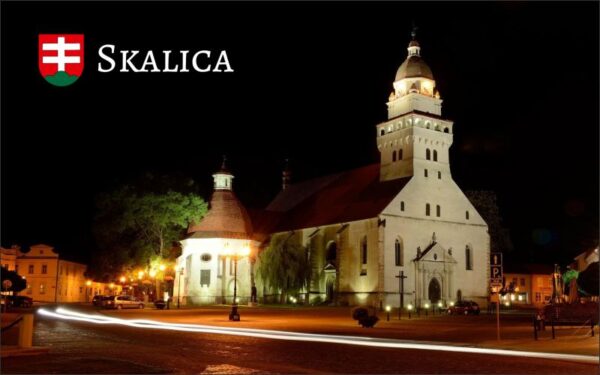 Pryskyřičná magnetka - Město Skalica