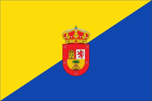 Pryskyřičná magnetka - vlajka Kanárské ostrovy - Gran Canaria