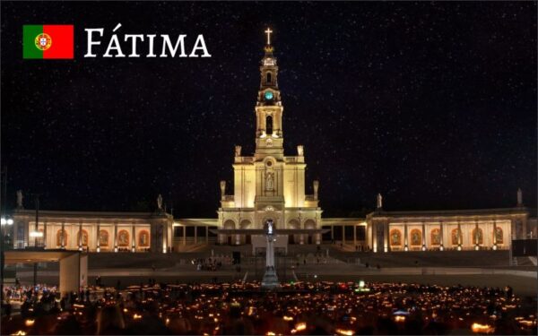 Pryskyřičná magnetka - Portugalsko – Fátima – bazilika