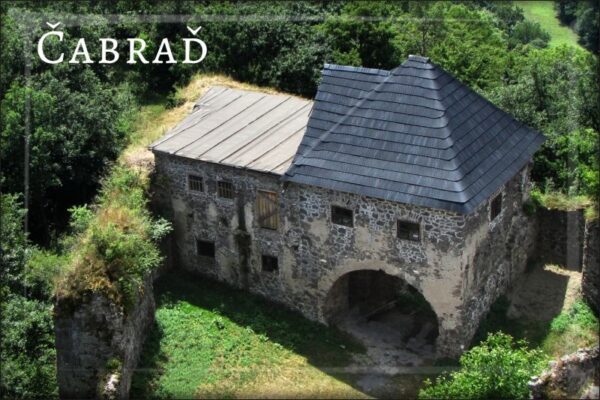 Pryskyřičná magnetka - Hrad Čabraď