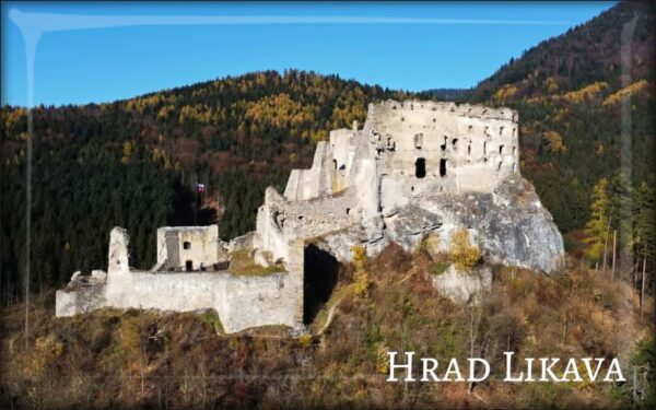 Pryskyřičná magnetka - Hrad Likava I.