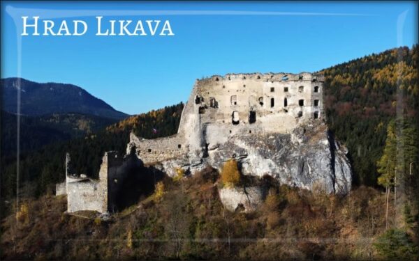 Pryskyřičná magnetka - Hrad Likava II.