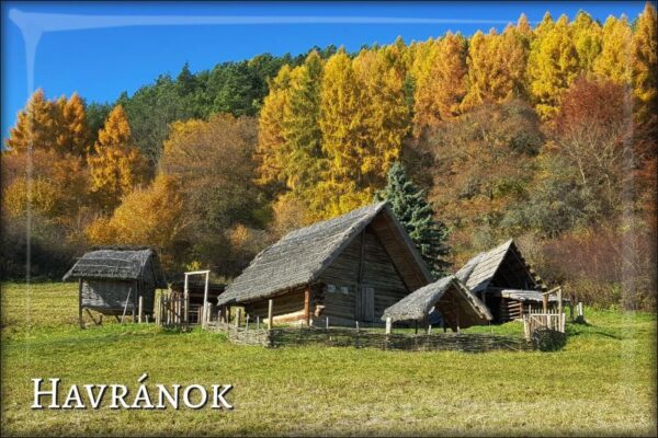 Pryskyřičná magnetka - Archeoskanzen Havránek