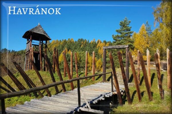 Pryskyřičná magnetka - Archeoskanzen Havránek III.