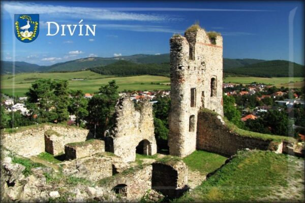 Pryskyřičná magnetka - Hrad Divín IV.