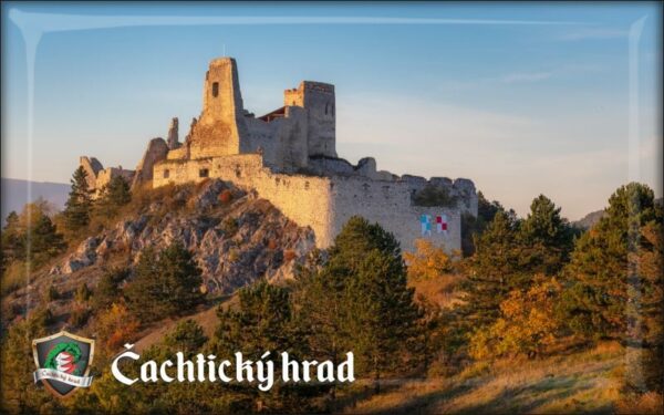 Pryskyřičná magnetka - Čachtický hrad V.