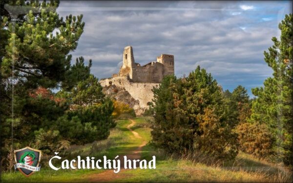 Pryskyřičná magnetka - Čachtický hrad VI.