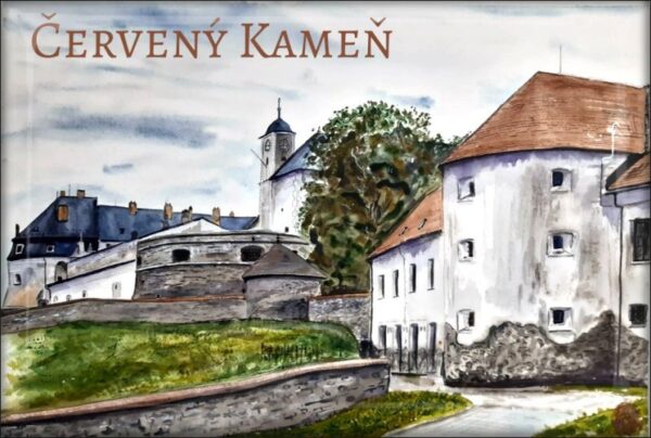 Pryskyřičná magnetka - Hrad Červený Kameň - malba
