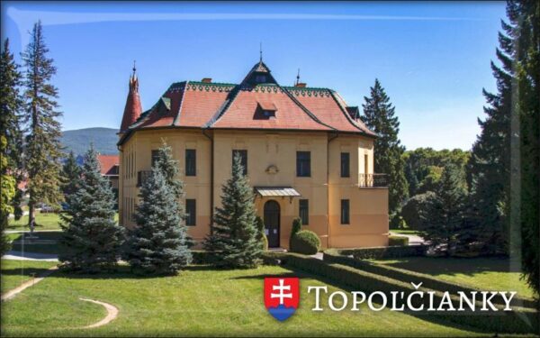 Pryskyřičná magnetka - Lovecký zámeček Topoľčianky