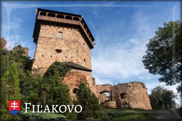 Pryskyřičná magnetka - Hrad Fiľakovo I.