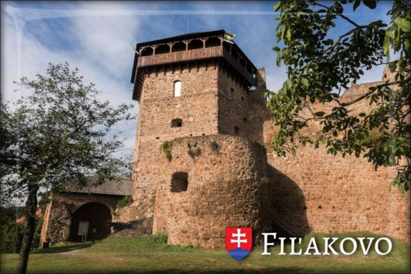 Pryskyřičná magnetka - Hrad Fiľakovo II.