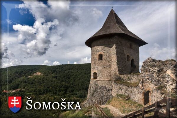 Pryskyřičná magnetka - Hrad Šomoška