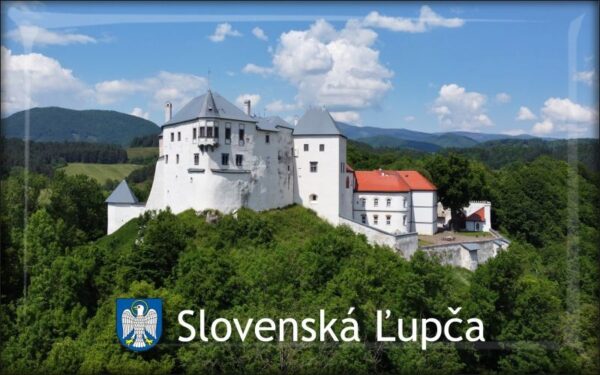 Pryskyřičná magnetka - Slovenská Ľupča - Hrad