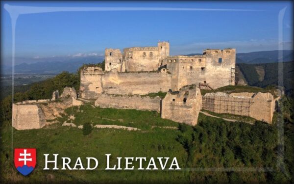 Pryskyřičná magnetka - Hrad Lietava I.