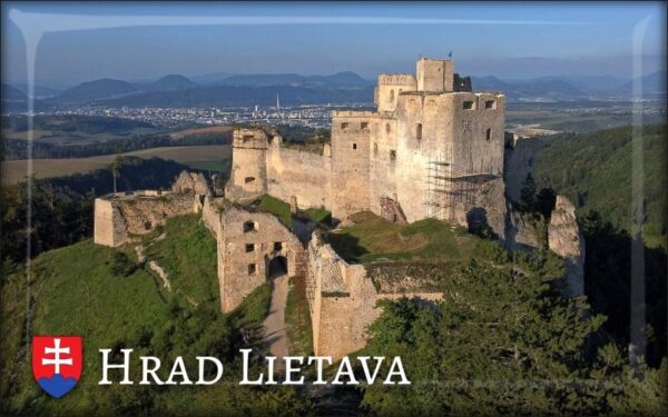 Pryskyřičná magnetka - Hrad Lietava II.