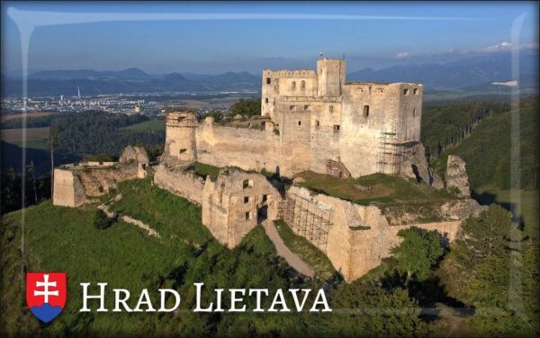 Pryskyřičná magnetka - Hrad Lietava III.