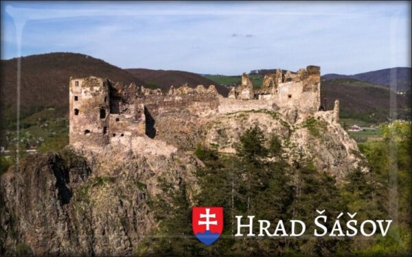 Pryskyřičná magnetka - Hrad Šášov I.