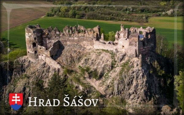 Pryskyřičná magnetka - Hrad Šášov II.
