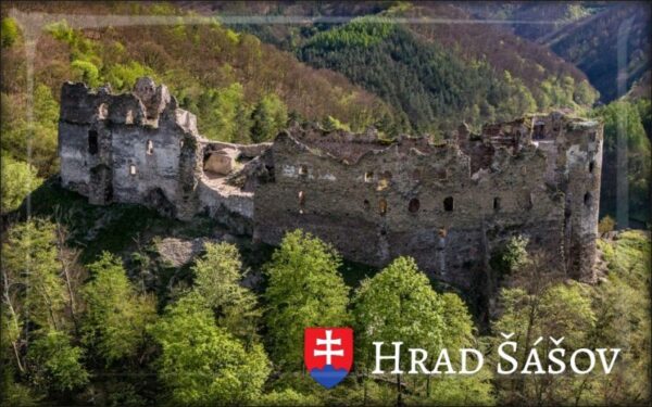 Pryskyřičná magnetka - Hrad Šášov III.