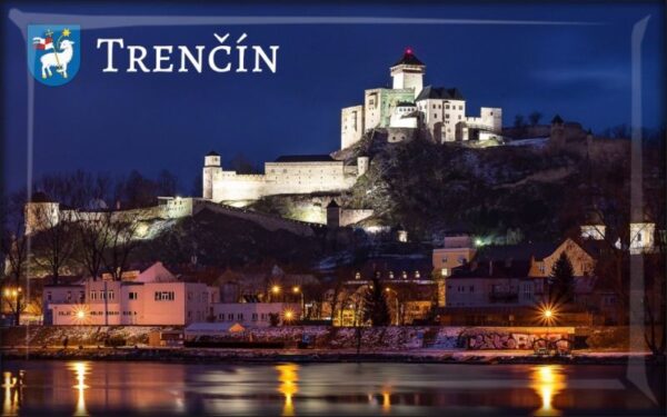 Pryskyřičná magnetka - Trenčín - hrad