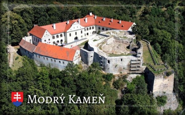 Pryskyřičná magnetka - Hrad Modrý Kameň III.