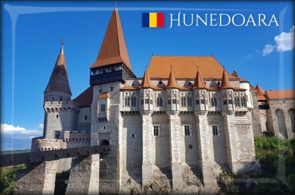 Pryskyřičná magnetka - Rumunsko - Hunedoara - Korvínův hrad - 2