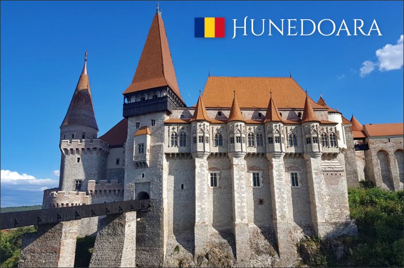 Pryskyřičná magnetka - Rumunsko - Hunedoara - Korvínův hrad - 2 - Obrázek 2