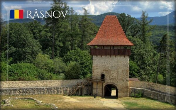 Pryskyřičná magnetka - Rumunsko – pevnost Rasnov