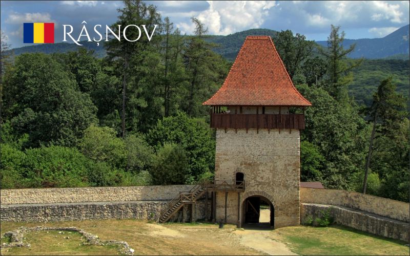 Pryskyřičná magnetka - Rumunsko – pevnost Rasnov - Obrázek 2