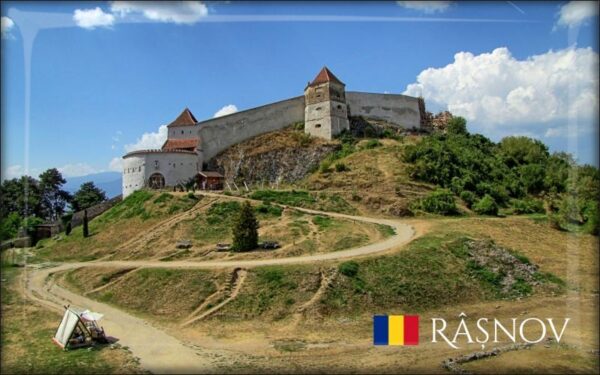Pryskyřičná magnetka - Rumunsko - pevnost Rasnov - 2