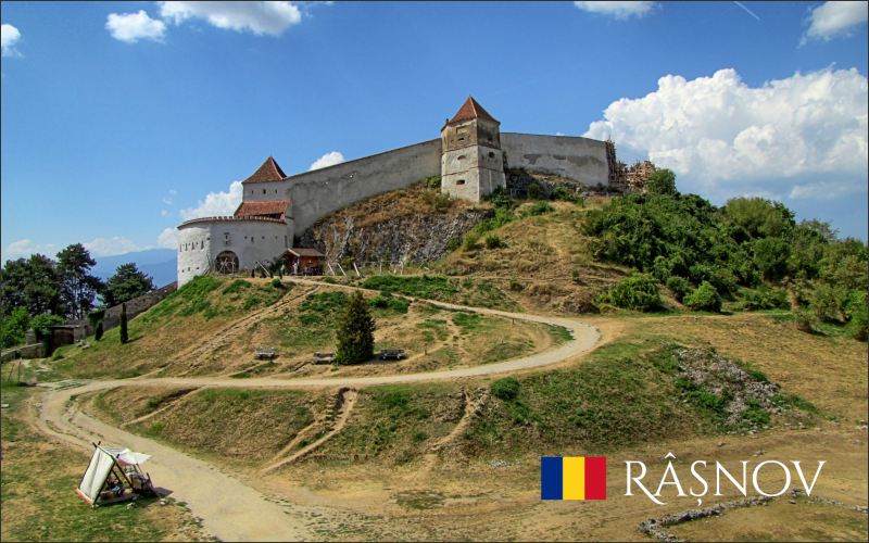 Pryskyřičná magnetka - Rumunsko - pevnost Rasnov - 2 - Obrázek 2