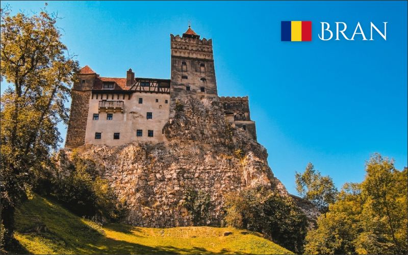 Pryskyřičná magnetka - Rumunsko - Draculův hrad Bran - Obrázek 2
