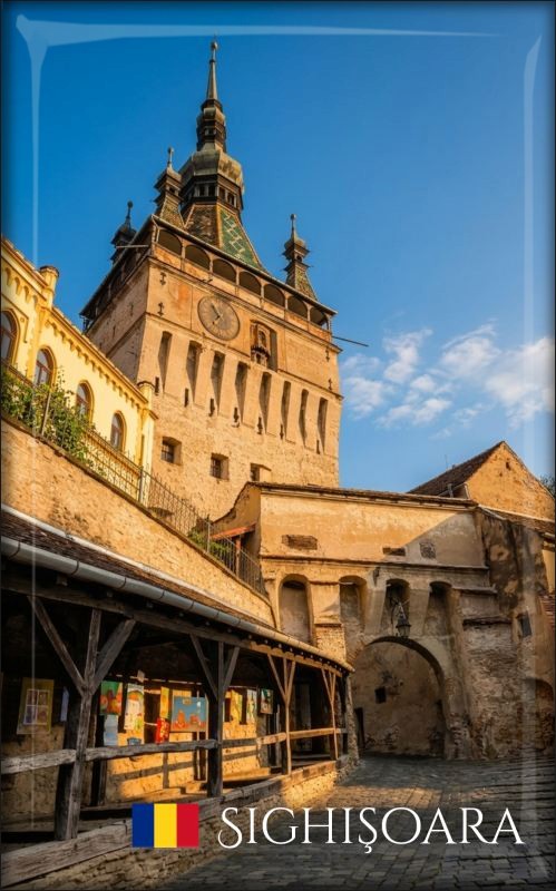 Pryskyřičná magnetka - Rumunsko - Sighisoara