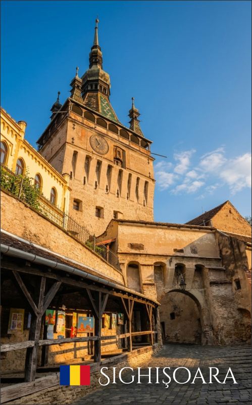 Pryskyřičná magnetka - Rumunsko - Sighisoara - Obrázek 2